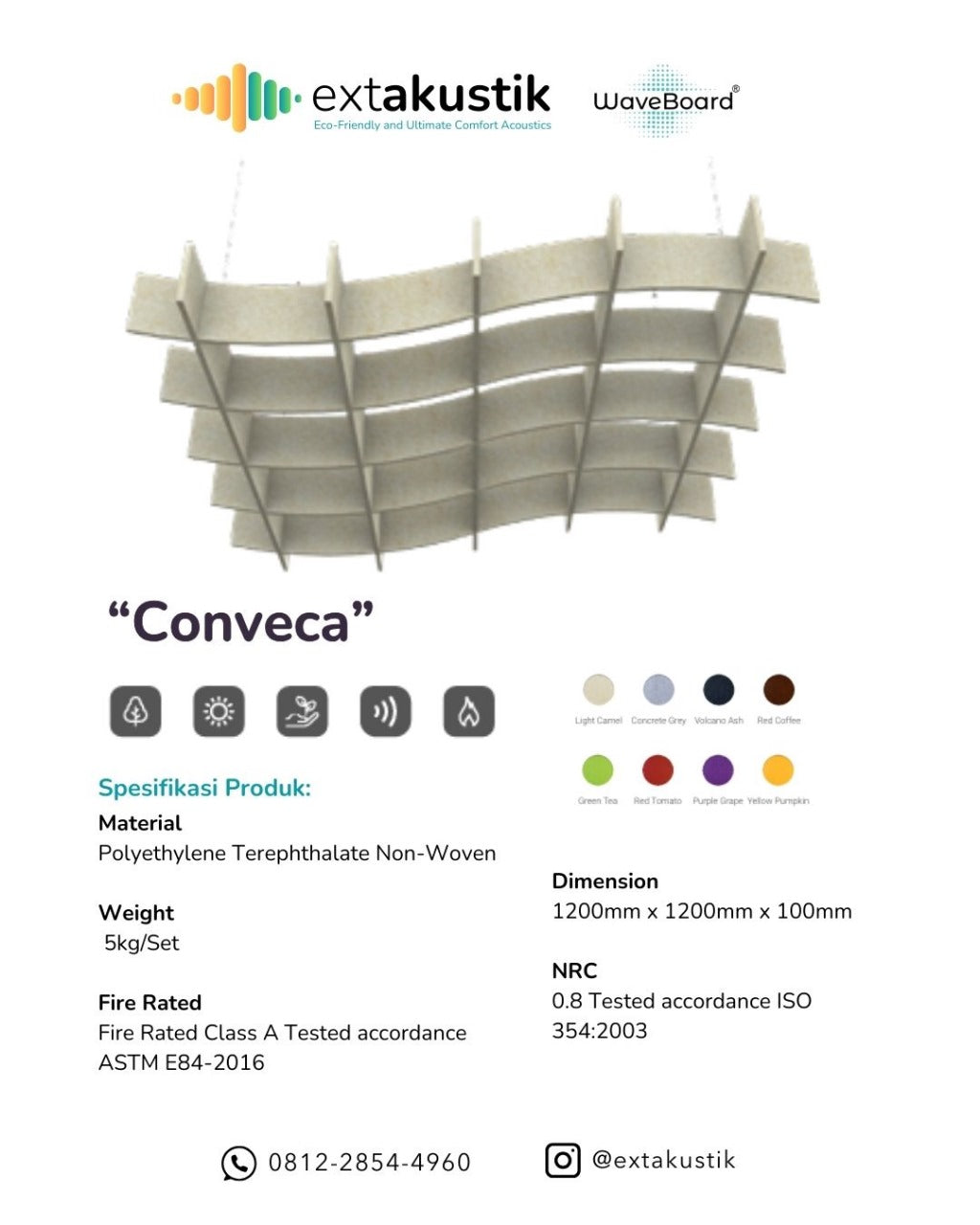 WAVEBOARD 3CONTOUR CONVECA (EXTAKUSTIK) WAVEBOARD 3CONTOUR CONVECA (EXTAKUSTIK)